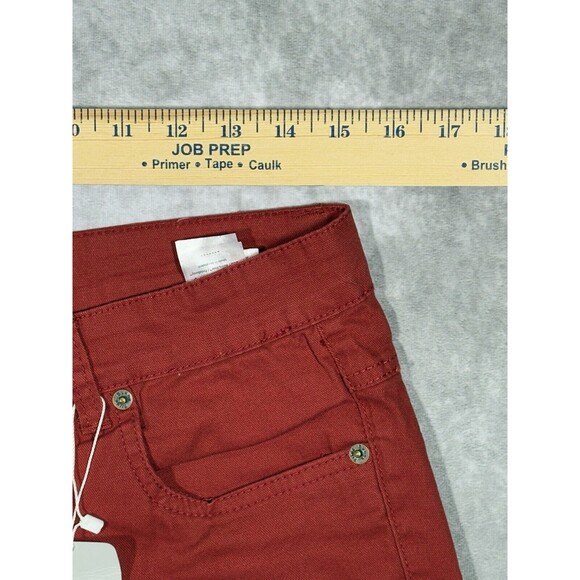 PRIDE BUNNY Shorts Women’s 16 Red Rainbow Roll Up Cuffs New With Tags - Picture 4 of 5